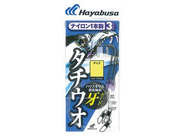 ハヤブサ(Hayabusa) HW320 太刀魚 ナイロン1本鈎 3セット