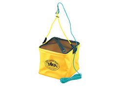 タカ産業 204-角 メッシュ角型水汲ロープ付 21cm