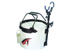 タカ産業 208-丸 竿立て付活アジブクバケツ 40cm