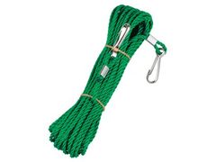 タカ産業 ロープ-A P.Pナスカン付ロープ 5mm×10m