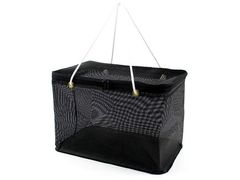 吉勝 オールメッシュ角バケツ フタ付き 36cm