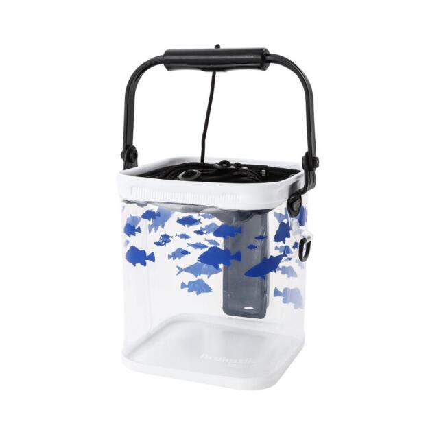 アルカジックジャパン（ARUKAZIK JAPAN） Ar.Aqua Bucket II 21cmサイズ クリア/ホワイト
