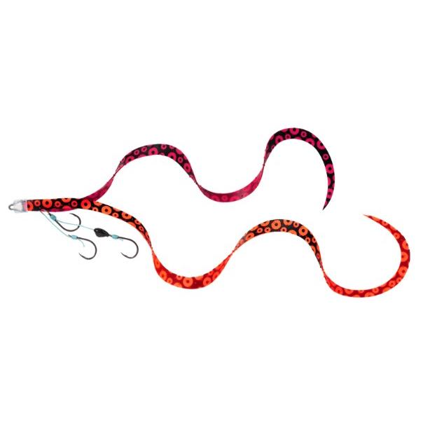 ダイワ(Daiwa) 紅牙替えユニット β SS やり過ぎカーリー3本針　蛸足オレンジ＋レッド