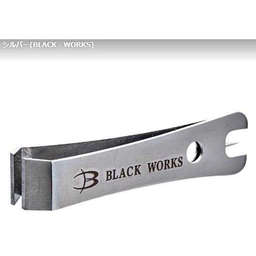 がまかつ(Gamakatsu) ラインカッター＆ニードル(直刃)シルバー  BLACK　WORKS