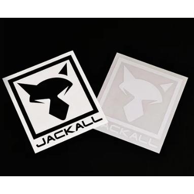 ジャッカル(JACKALL)　JKカッティングステッカースクエア / ブラック S