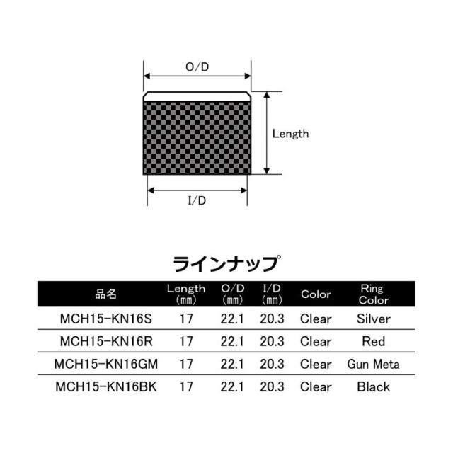 ジャストエース KN16用メッシュカーボンフード（15ｍｍ）
