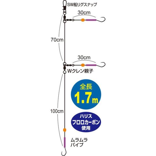オーナーばり(ＯＷＮＥＲ) 夜光オニカサゴ３本