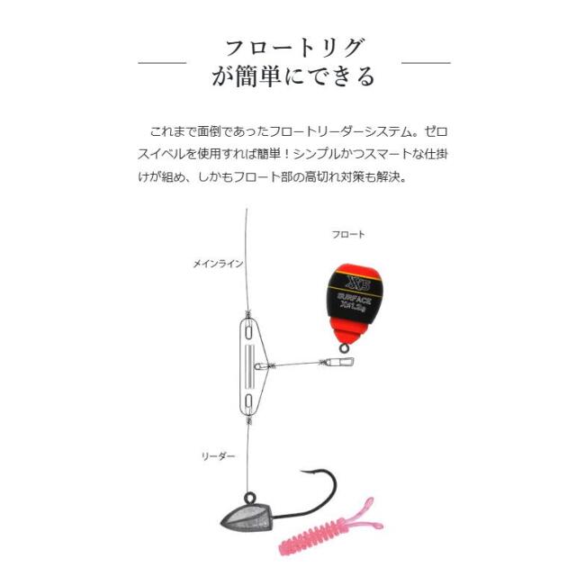 プログレ(PROGRE)　ゼロスイベル フロートパッケージ ZS-M3CF