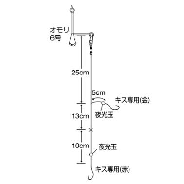 ささめ針(SASAME)　K-018 ちょい投げ48セット