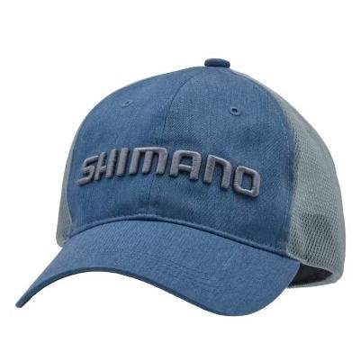 シマノ(SHIMANO) CA-008V ツイル メッシュキャップ ミックスブルー M