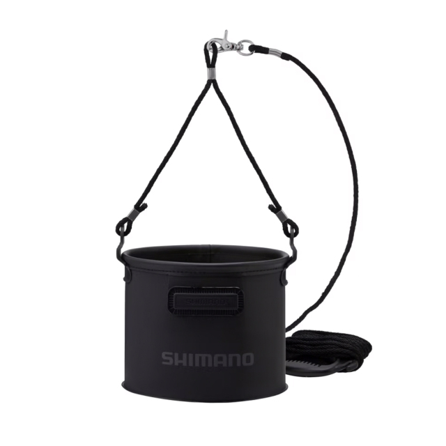 シマノ(SHIMANO) ＢＫ－０５３Ｑ 水汲みバッカン リアルブラック １９ｃｍ