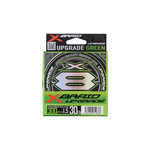 X BRAID(エックス ブレイド) アップグレードX8 モノグリーン UPGRADE X8 MONO GREEN 300m
