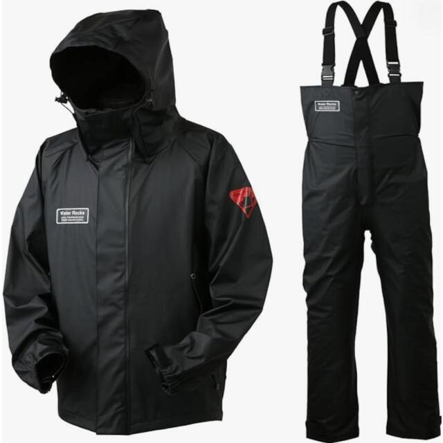 オレンジブルー　WRRS-2100 WR PUレインスーツ　ブラック