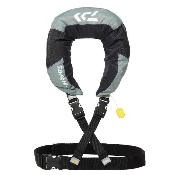 ダイワ(Daiwa) DF-2520 ショートライフジャケット(ネックタイプ手動膨張式) グレー フリー