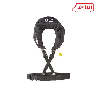 【送料無料】ダイワ(Daiwa) DF-2520 ショートライフジャケット(ネックタイプ手動膨張式) ブラック フリー