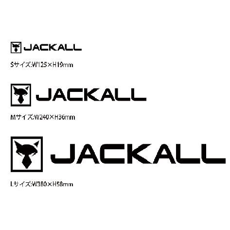 ジャッカル(JACKALL)　JK カッティングステッカー(長方形)