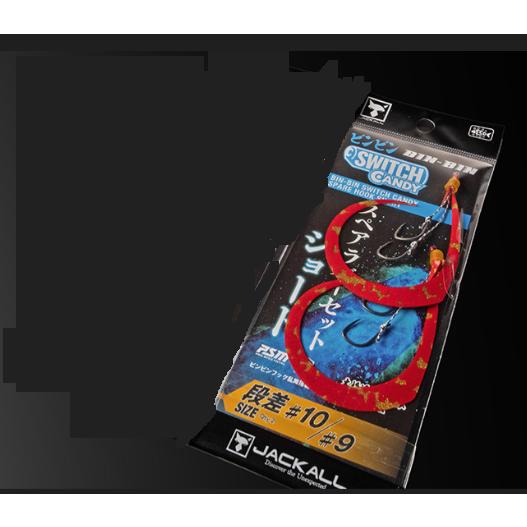 ジャッカル(JACKALL) ビンビンスイッチキャンディスペアラバーフックセット ショート