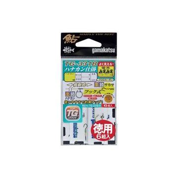 がまかつ(Gamakatsu) TG-331B-V みえみえ楽勝ハナカン仕掛(ハナカン移動式楽勝サカサフック式ハリス止) 徳用