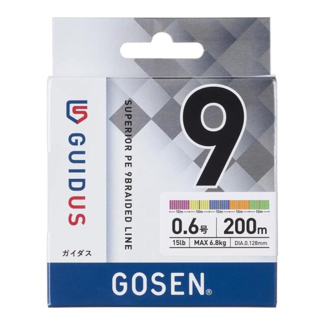 ゴーセン（GOSEN） GUIDUS PE×9 マルチカラー