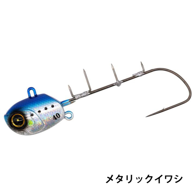 ハヤブサ(Hayabusa) SW415 瞬貫船太刀魚テンヤ 誘い速掛フッ素フック