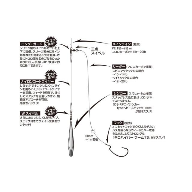カツイチ(KATSUICHI) 琵琶湖キャロワイヤーDX WL-07