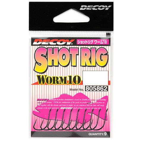 カツイチ(KATSUICHI）ワーム10 ショットリグ　