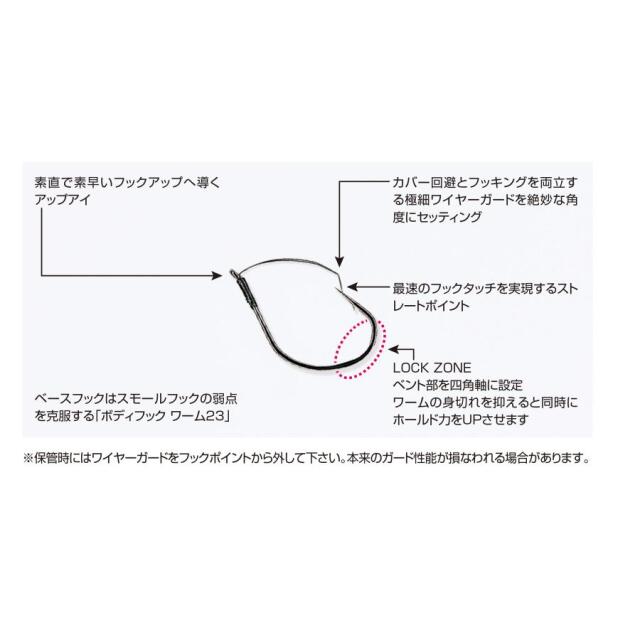カツイチ(KATSUICHI) ボディガード　ワーム107