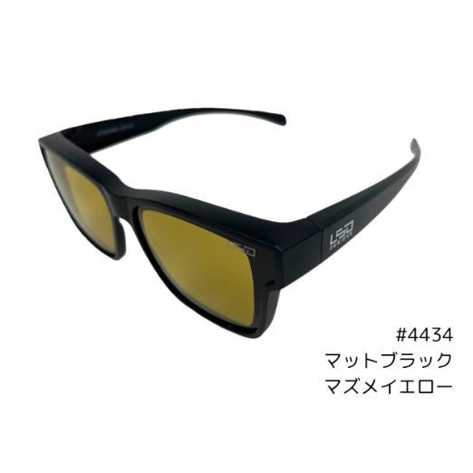 L.S.D.デザインズ オーバーグラス Type5 マットブラック/マズメイエロー