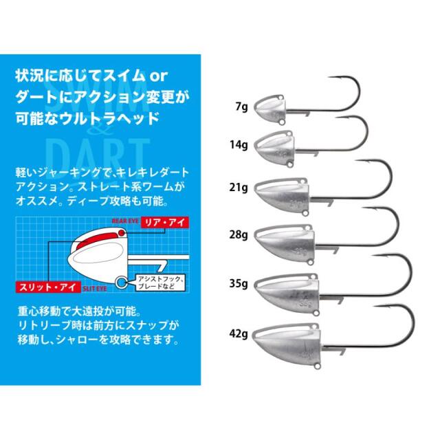 メジャークラフト(Major craft) UTHEAD ウルトラヘッド