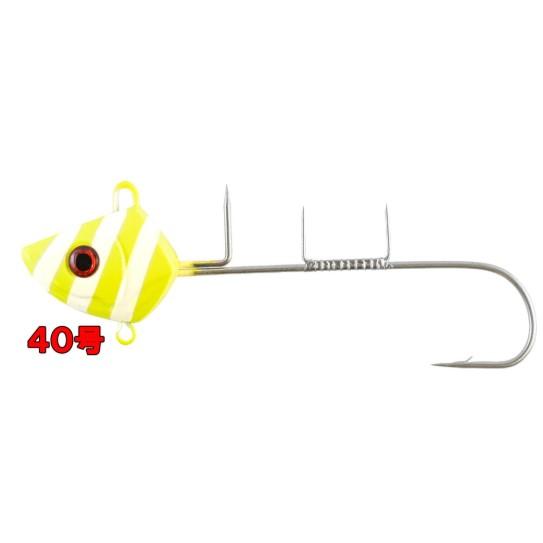 マルシン漁具 タチ魚夜光魚型 1本針 40号