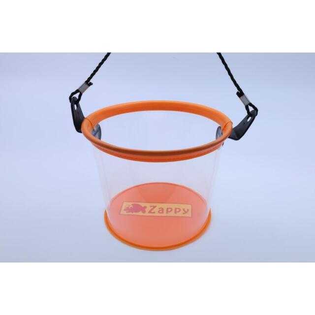 プロトラスト（PRO TRUST）ZP068 ZAPPYクリアーバケツ 18cm オレンジ
