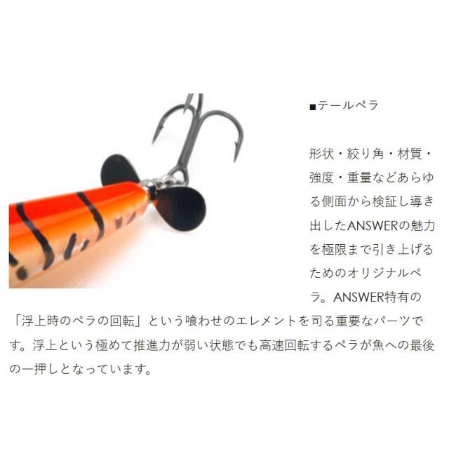 レイドジャパン（RAID JAPAN）　SWITCHBAIT ANSWER