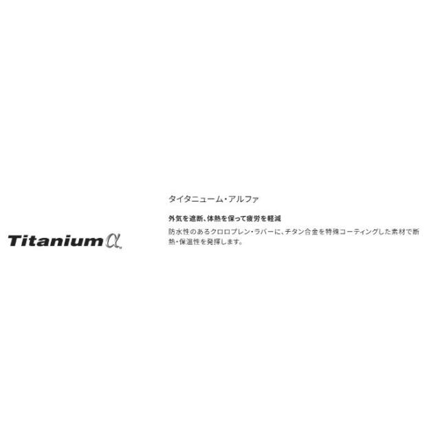 シマノ(SHIMANO)　タイタニューム・アルファ グローブ 指出し　GL-052Y