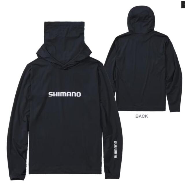 シマノ(SHIMANO) SH-060Y サンプロテクション フーディーシャツ ネイビー　L