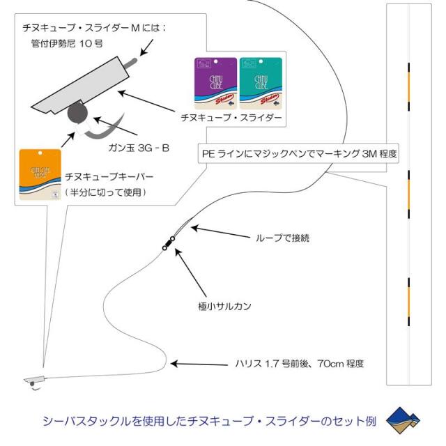 サンテック シースケープ チヌキューブ スライダー