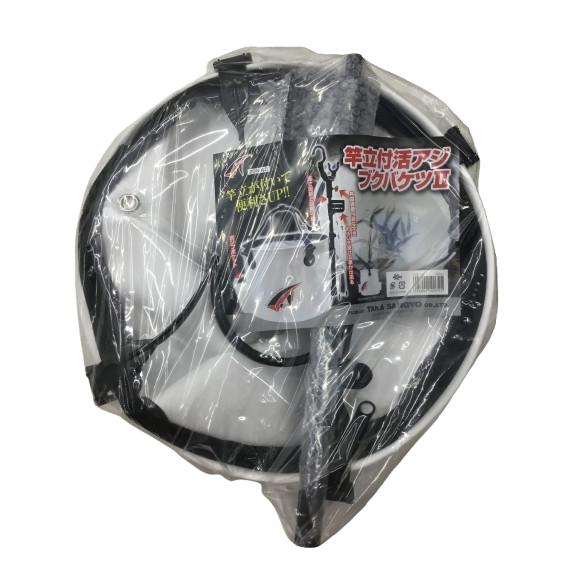 タカ産業 208-丸II 竿立て付活アジブクバケツII 35cm