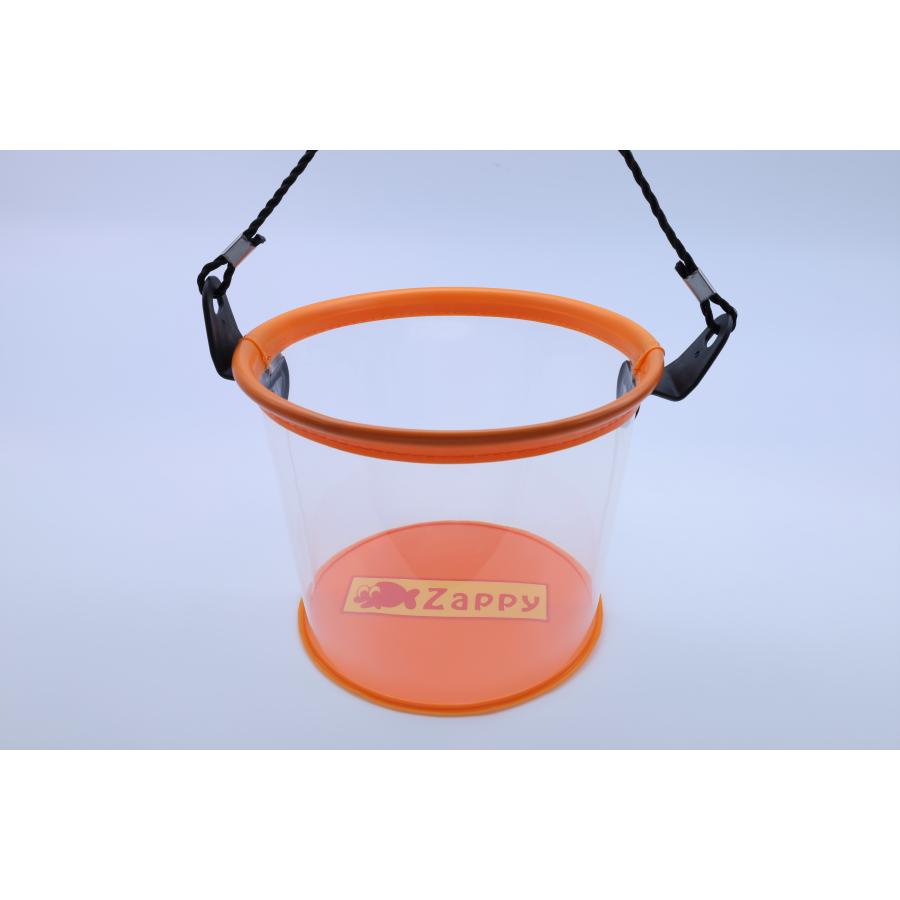 プロトラスト（PRO TRUST）ZP068 ZAPPYクリアーバケツ 18cm オレンジ