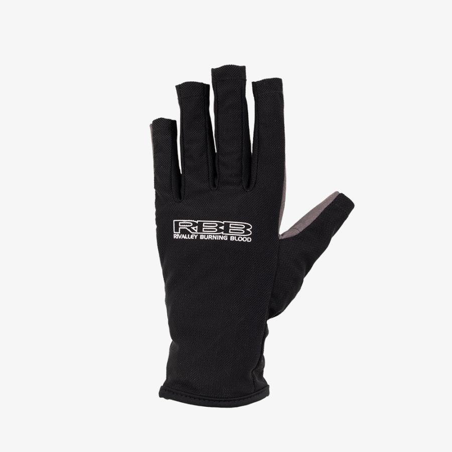RBB(アールビービー) No.7683 RBB UVカットグローブ 5本カット ボトムブラック M
