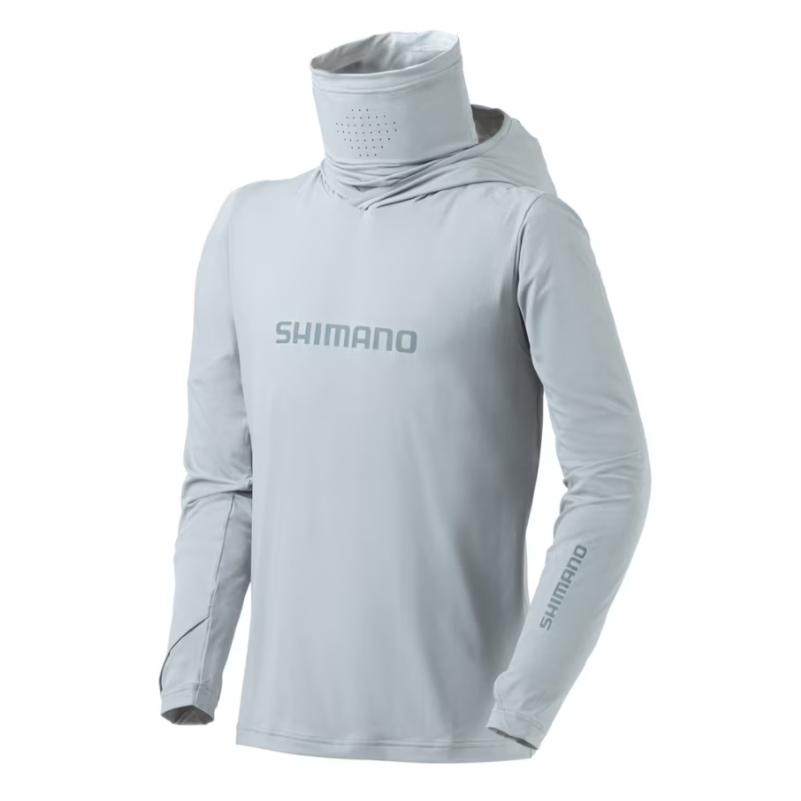 シマノ(SHIMANO) 　SH-060Y サンプロテクション フーディーシャツ スカイグレー