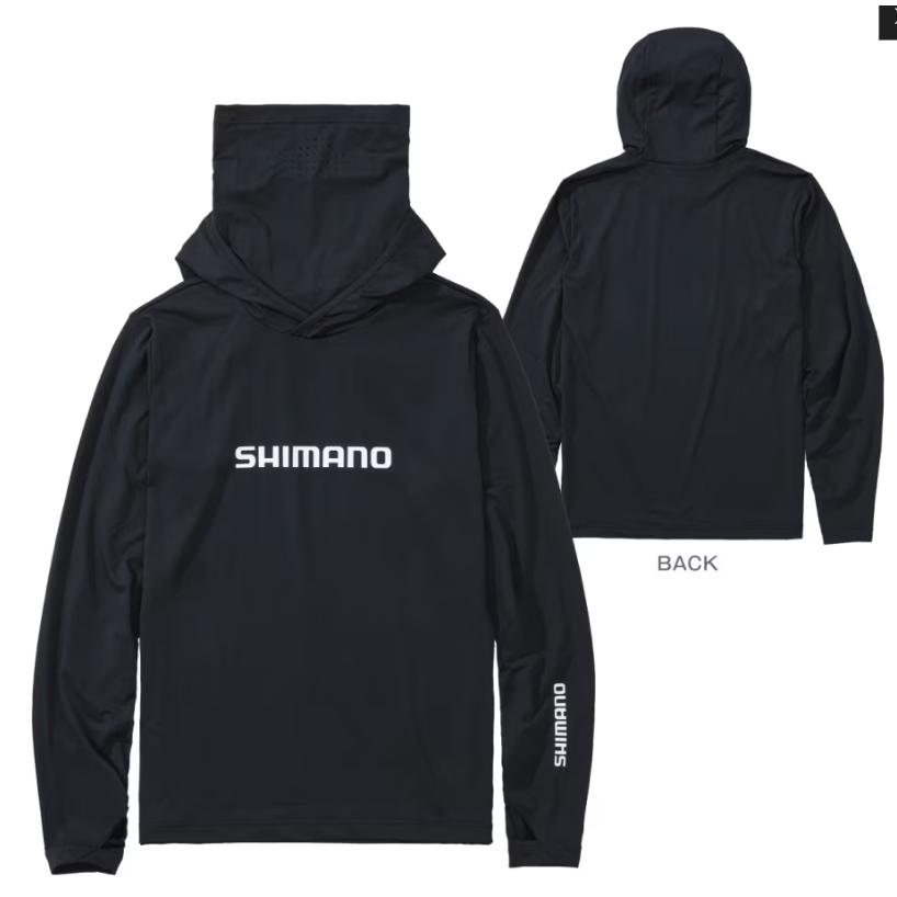 シマノ(SHIMANO) SH-060Y サンプロテクション フーディーシャツ ネイビー　L