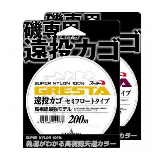山豊テグス(YAMATOYO) グレスタ遠投カゴ 200m イエロー