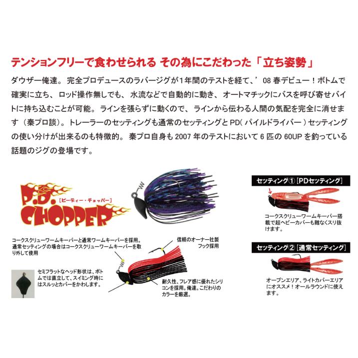 ザップ（ZAPPU）P.D.CHOPPER [ピーディーチョッパー]　1/4oz