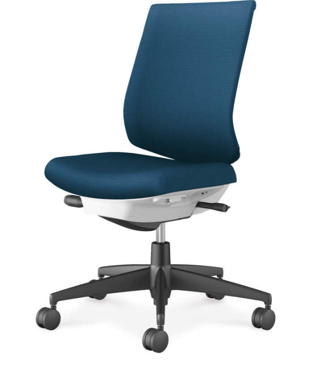 ピー助　レンジなし 送料・組立費無料】コクヨ Wizard4チェア 樹脂脚ブラック ローバック