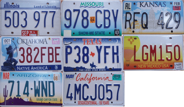 【送料無料】 ルート66コレクションプレートセット-1