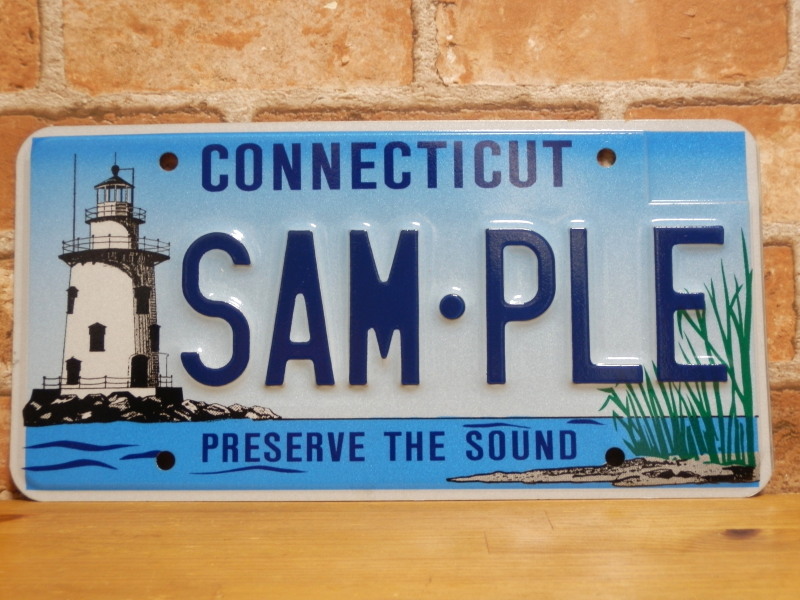 USEDサンプルプレート　コネティカット　CT