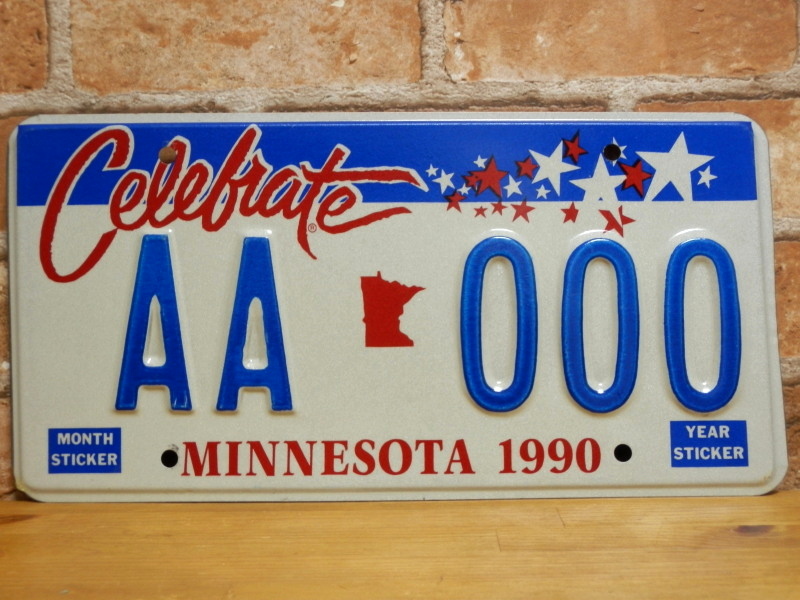 USEDサンプルプレート　ミネソタ　ＭＮ