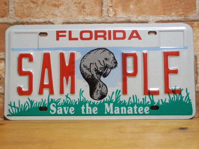 USEDサンプルプレート　フロリダ　FL