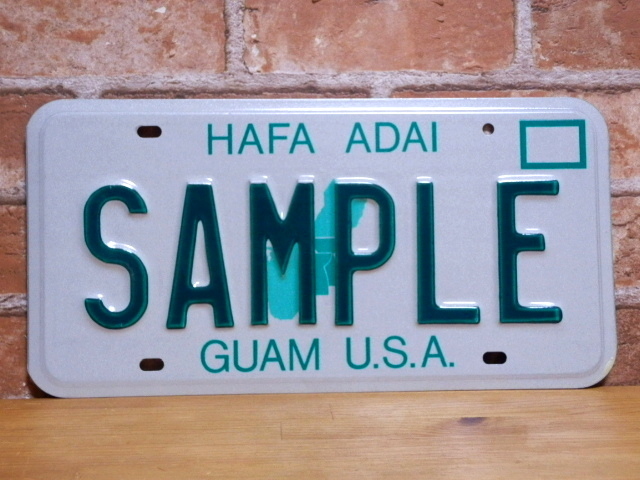 USEDサンプルプレート　グアム
