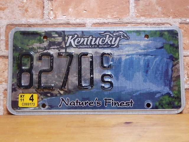 USEDナンバープレート　ケンタッキー　ＫＹ