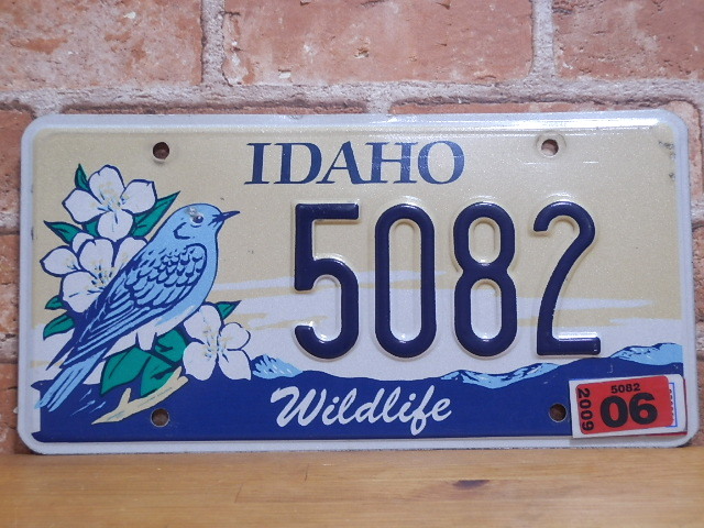 USEDナンバープレート　アイダホ　IＤ